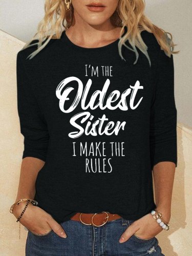 Funny Sister Casual Shirts & Tops
