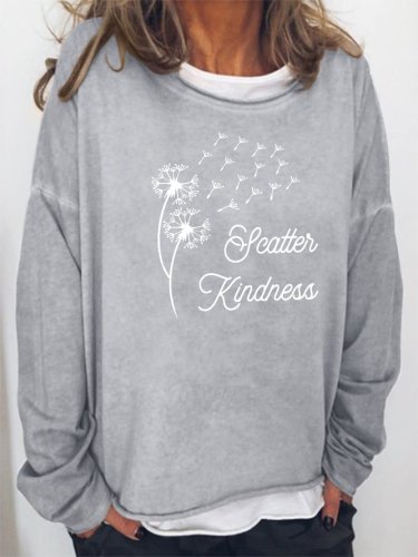 Scatter Kindness Letter Sweatshirt