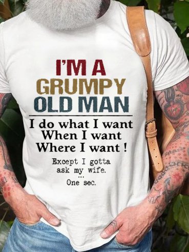 Iam A Grumpy Old Man Men’s Tshirt