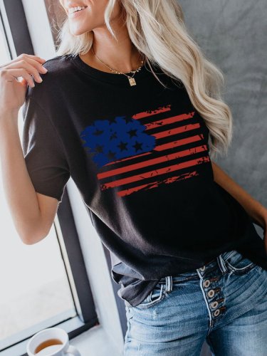 Memorial Day American Flag Graphic Tee