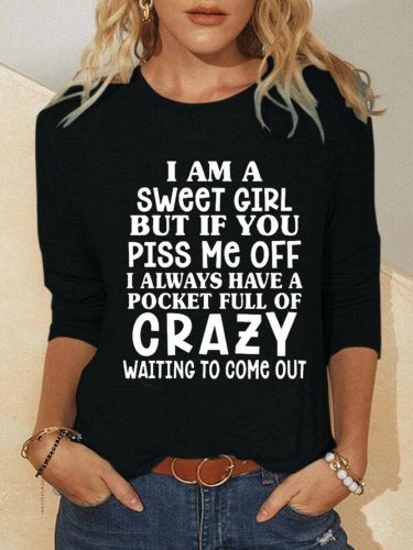 I'm A Sweet Girl Casual Shirts & Tops