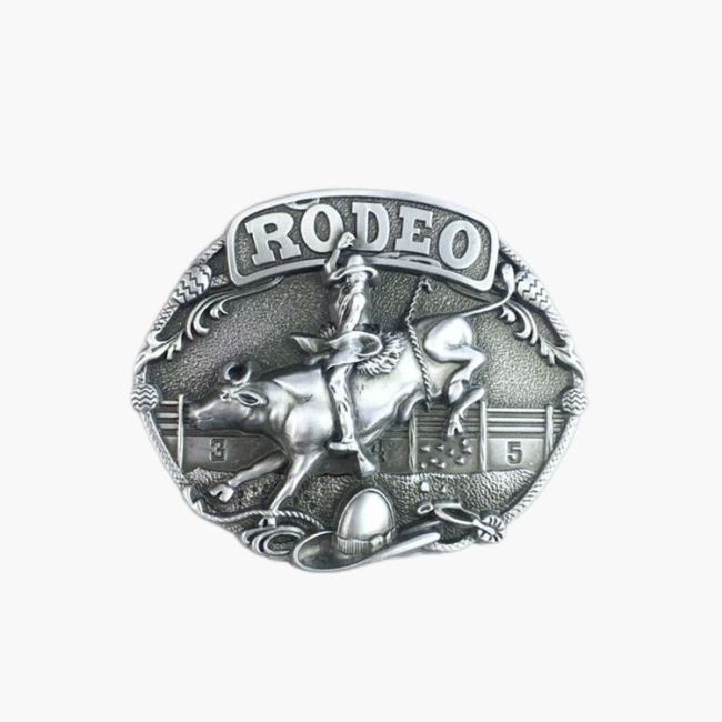 Rodeo Belt Button The Rodeo Western Cowboy Belt Button