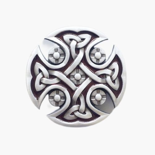 Celtic Decorative Belt Buckle Round Celtic Knot