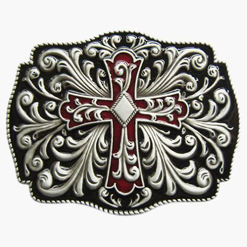 Western Style Belt Button Western Pattern Men And Ladies Denim Belt Buckle