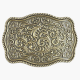 Copper-Plated Western Style Belt Buckle Western Pattern