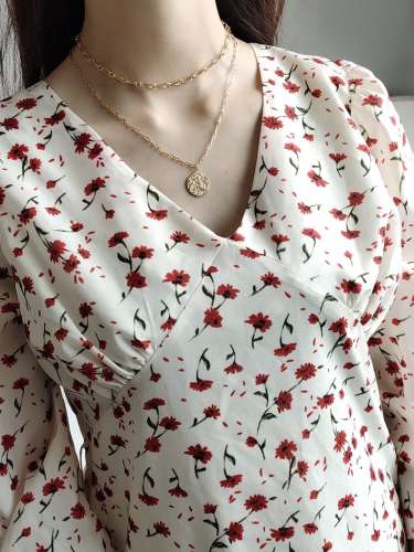 925 Sterling Silver Vintage round brand Necklace
