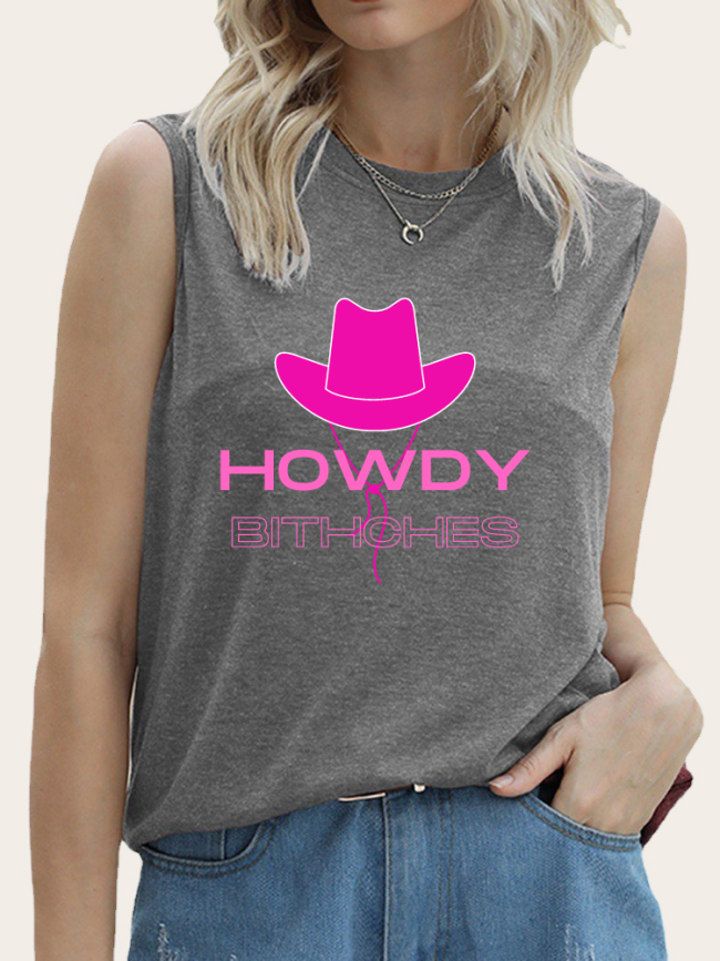 Cute Outfits To Wear To a Country Concert Sleeveless Shirt For Cute Cowgirl