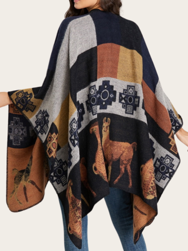 2021 New Shawl Jacquard Cloak Women Large Size Wrap Autumn Winter Foulard Thick Imitation Cashmere Scarf Cachecol Feminino
