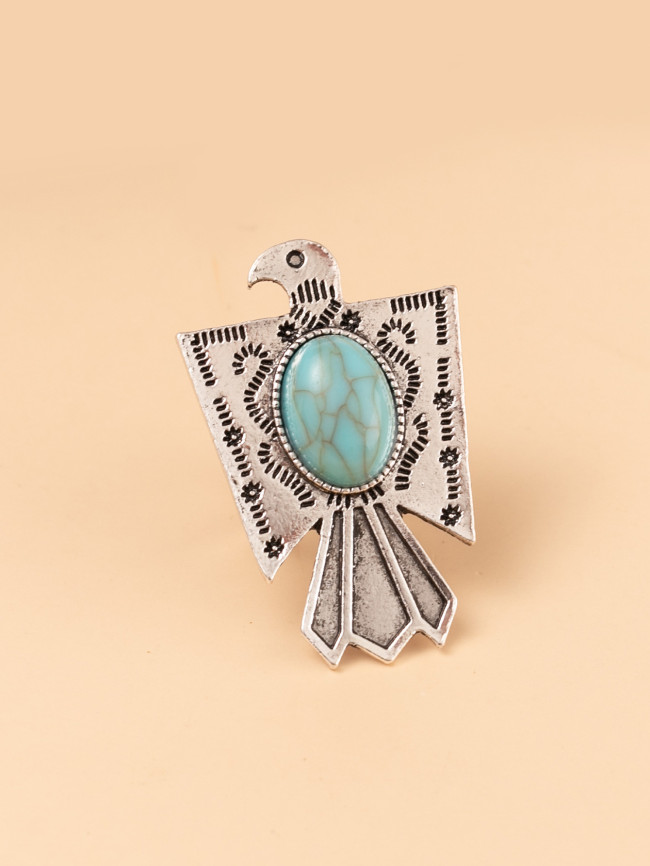 Thunderbird Turquoise Decor Ring