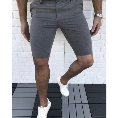 Men's Skinny Short Sold Color Summer Short Pant