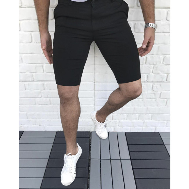 Men's Skinny Short Sold Color Summer Short Pant