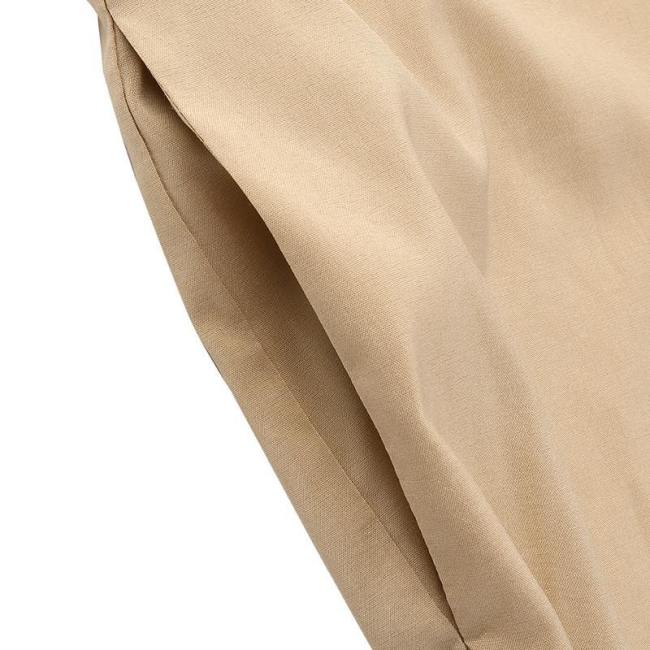 Women's Casual Leopard Print Button Lapel Wide Leg Cami Jumpsuits
