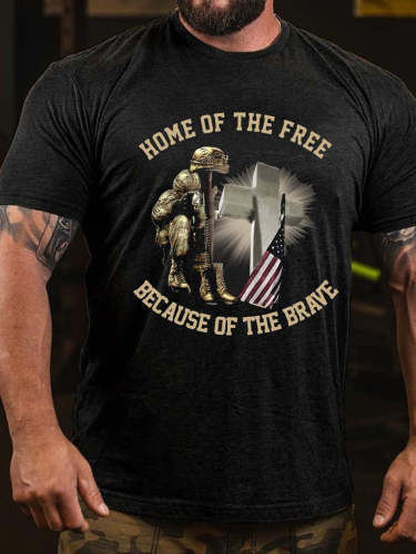 Men's Because Of The Brave Memorial Day T-Shirt