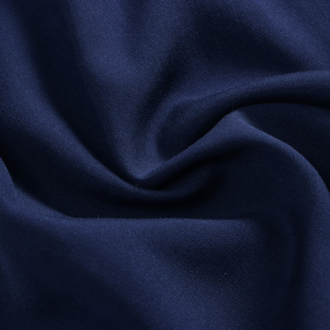 Plus Size Women's Midi Dress Blue Patchwork Print Blue Holiday Dress
