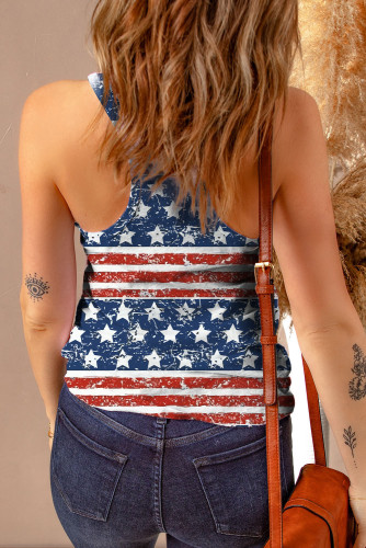 Independence Day Small Vest Sleeveless Slim Fit Tank Top