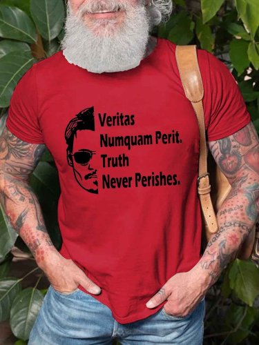 Men's Veritas Numquam Perit Truth Never Perishes T-Shirt