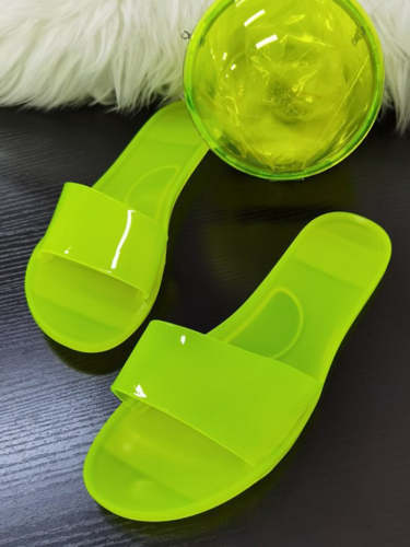 Casual See-through Jelly Slippers