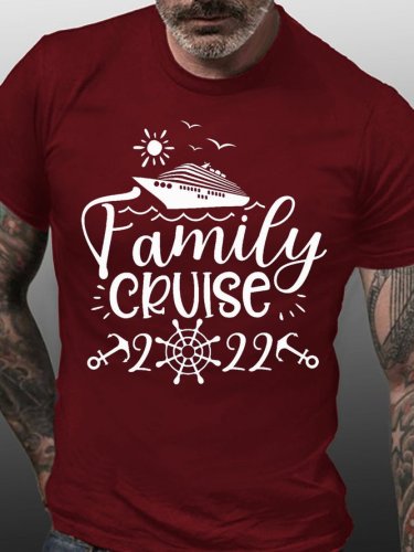 Womens Family Matching Vacation Cruise 2022 Casual T-Shirt