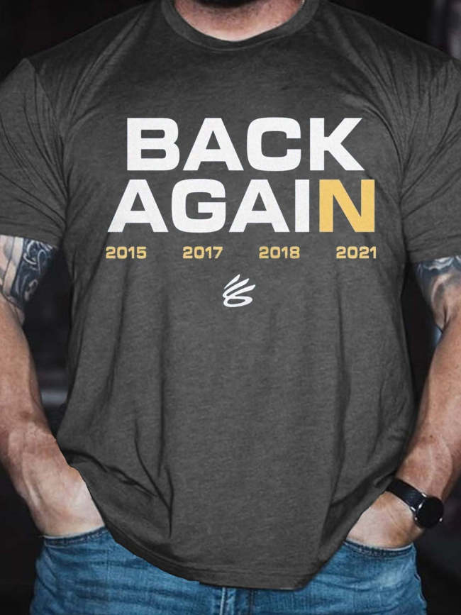 Men's Steph Curry Night Night Back Again T-Shirt