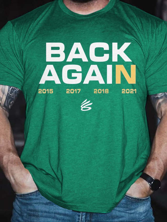 Men's Steph Curry Night Night Back Again T-Shirt