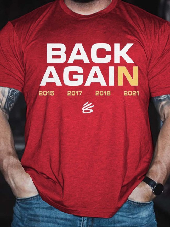 Men's Steph Curry Night Night Back Again T-Shirt