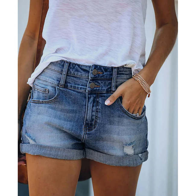 Women's Casual Fashion Jeans Denim Shorts