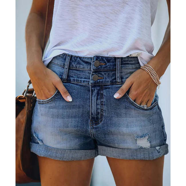 Women's Casual Fashion Jeans Denim Shorts