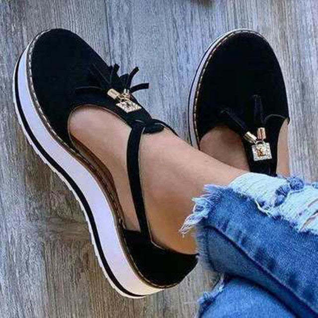 New Women Sandals Summer Casual Flat Platform