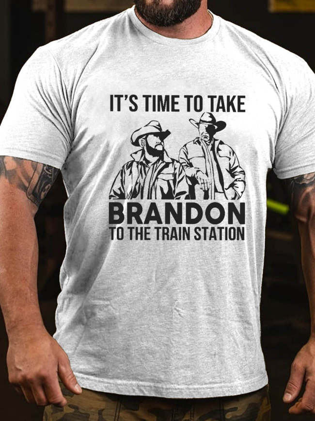 Men It's Time To Take B To The Train Station Tee