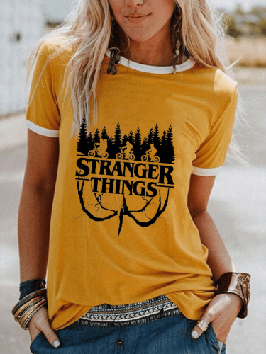 Women's STRANGER THINGS Print T-Shirt