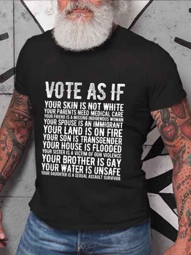 Men Vote For Your Rights T-Shirt
