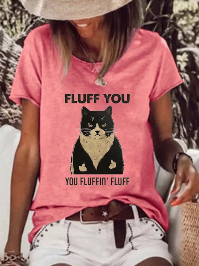 Fluff You You Fluffin' Fluff Cat Essential T-Shirt