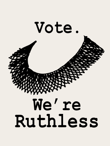 Vote, We Are Ruthless, Pro Choice Shirt, Womens Rights Tee, Womens Rights Shirt, Pro Choice Shirt, Feminist Shirt, V Neck Wide Cuff Women Tunic Shirt