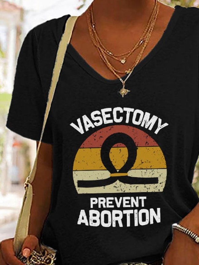 Vasectomy Prevent Print T-Shirt