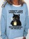 Womens Funny Casual Letters  Sweatshirts