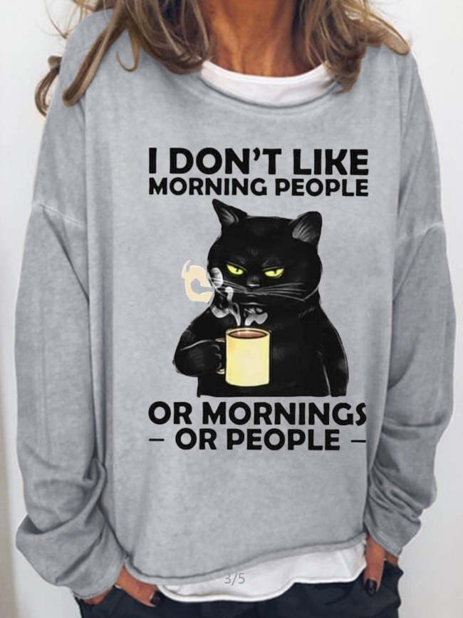 Womens Funny Casual Letters  Sweatshirts