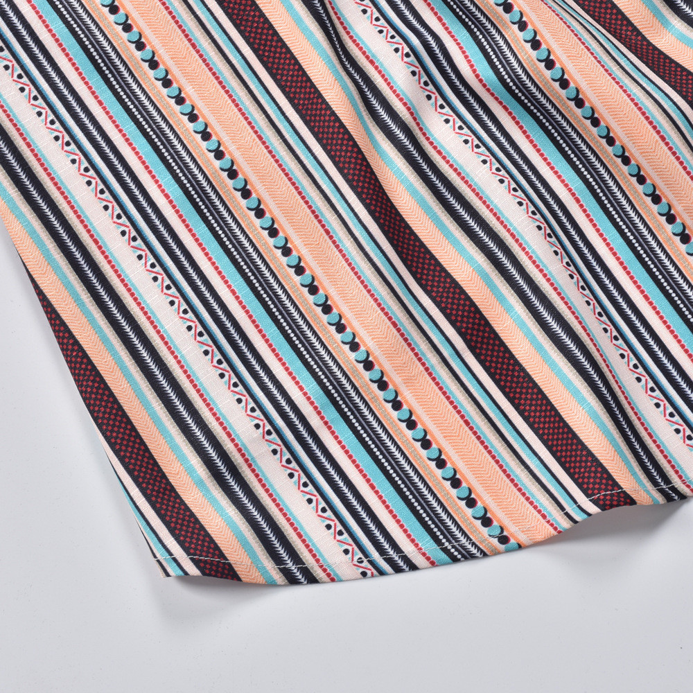 US$ 28.24 - Striped Print Camisole Dress - www.zicopop.com