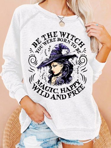 Womens Halloween witch Sweatshirts