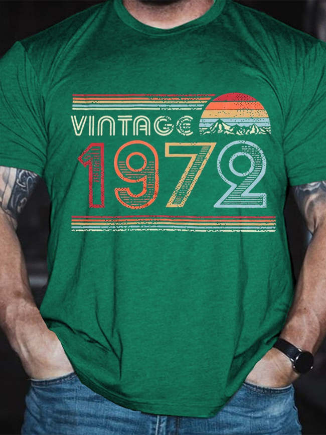 Men 50 Year Old Gifts Vintage 1972 Limited Edition 50th Birthday Classic T-shirt