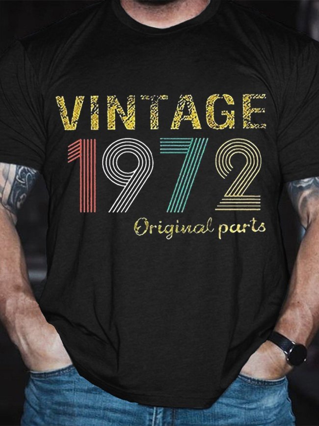 Men's 50 Year Old Gifts Vintage 1972 Limited Edition 50th Birthday Classic T-shirt