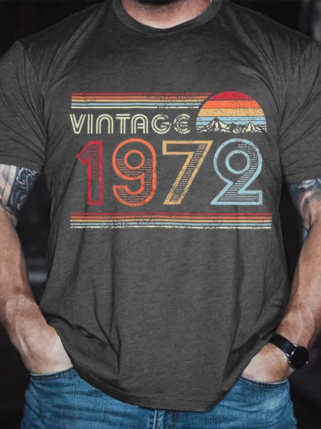 Men 50 Year Old Gifts Vintage 1972 Limited Edition 50th Birthday Classic T-shirt