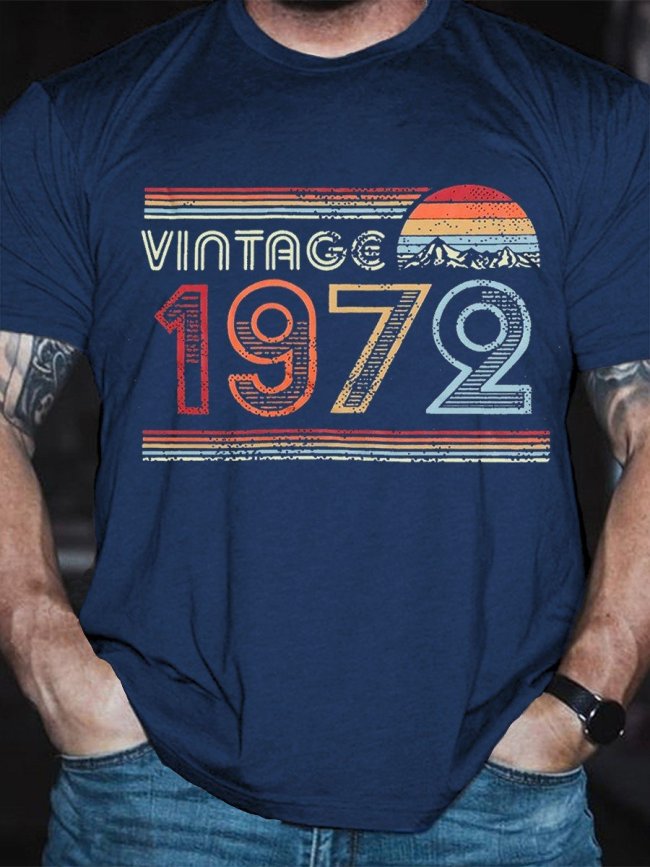 Men 50 Year Old Gifts Vintage 1972 Limited Edition 50th Birthday Classic T-shirt