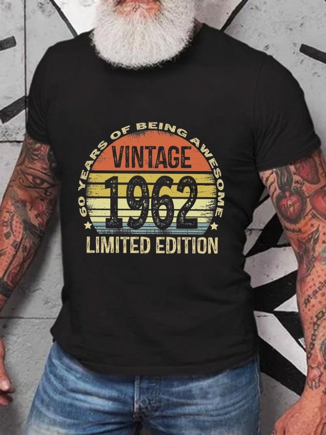 60 Year Old Gifts Vintage 1962 Limited Edition 60th Birthday Shirt