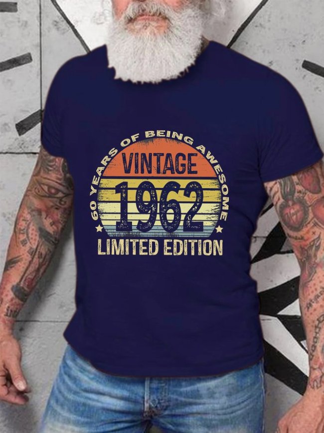 60 Year Old Gifts Vintage 1962 Limited Edition 60th Birthday Shirt