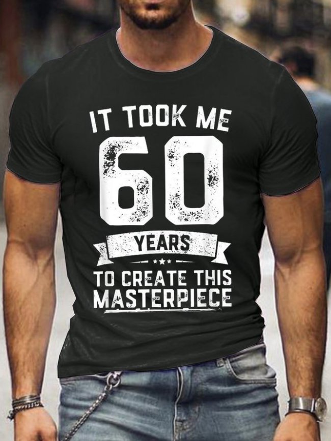 It Took Me 60 Years Old Men's T-shirt