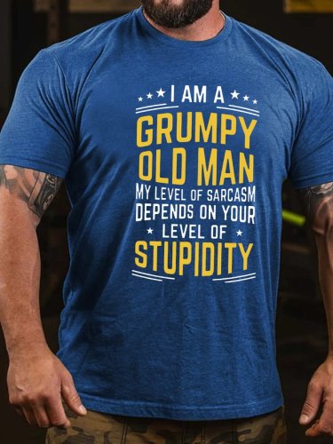 I'm A Grumpy Old Man Casual Short sleeve T-shirt