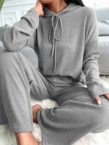 Women's Sets Long Sleeve Hoody & Pants Casual Two-Piece Set