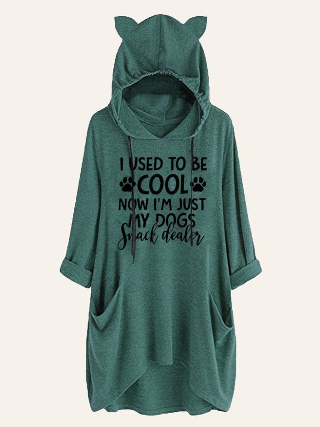 I Used To Be Cool Funny Print Casual Hoodie