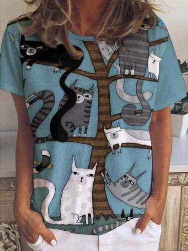 Cat Tree Women's Short Sleeve T-shirt
