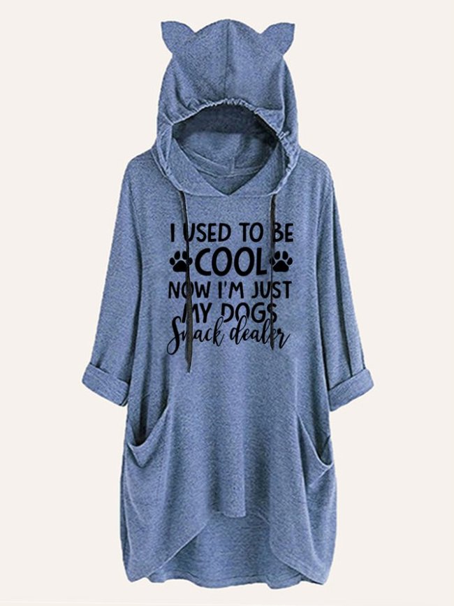I Used To Be Cool Funny Print Casual Hoodie